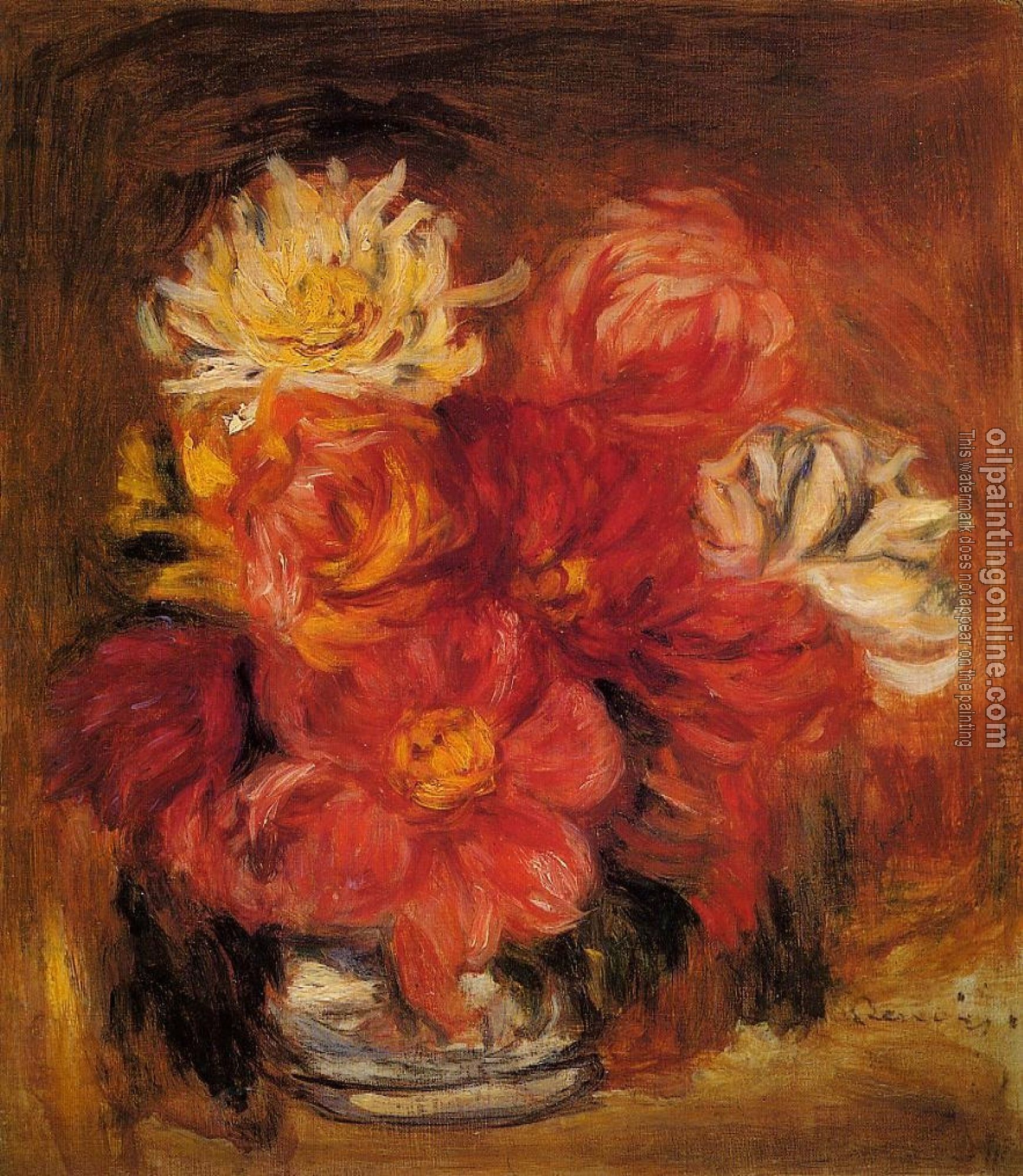 Renoir, Pierre Auguste - Dahlias